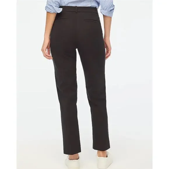 NWT J.Crew Kallie Straight Leg Pant In Black Size 4 - Picture 2 of 8